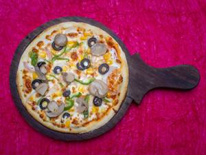 Veggie delight pizza