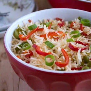 Veg Ginger Capsicum Fried Rice