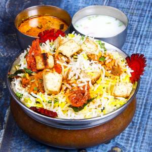 Specail paneer dum biryani