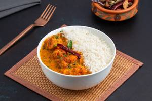 Malabar Fish Curry with Steamed Rice
