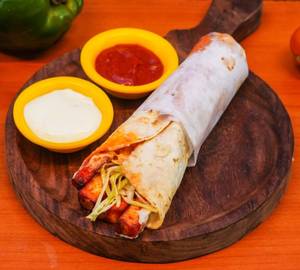 Paneer shawarma roll