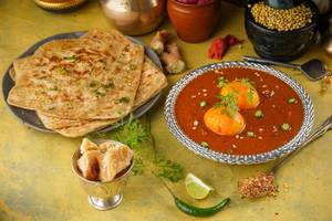 Egg Curry & Paratha Combo
