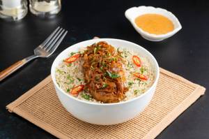 Caribbean Grilled Chicken with Herbed Rice