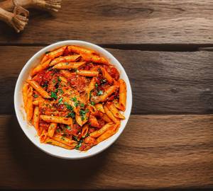 Chicken Tangy Red Sauce Penne Pasta  (450 Gms)