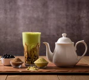 Matcha milk tea