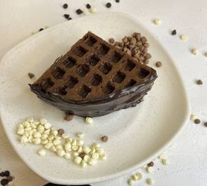 Chocolate Overloaded Dark Waffle                                                   