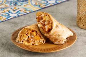 Harissa Paneer Shawarma in Rumali