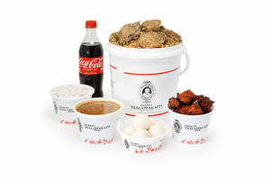 Thalappakatti Special Family Bucket Chicken Biryani (serves 4)