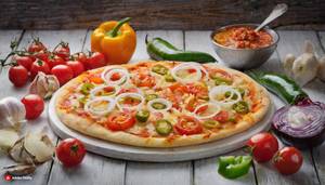 Veggie Supreme Pizza {8 inches}