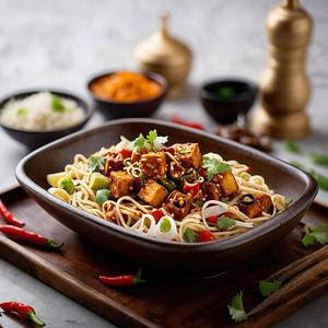 Chilli Paneer Fried Rice / Noodles