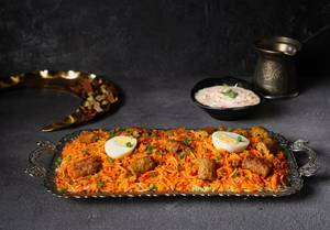 Chicken Seekh Kepsa Biryani [Boneless]