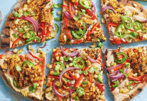 Bbq Cottage Cheese Pizza