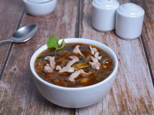Hot &Sour Chicken & Cashewnut Soup   