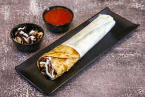 Barbeque paneer roll
