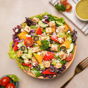 Greek Paneer Salad