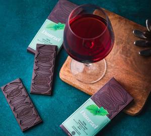 70% Intense Dark Chocolate With Mint | Vegan And Gluten Free | 50 Grams