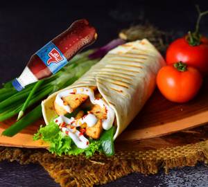 Cheese Paneer Corn Wrap Combo