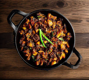 Mushroom Pepper Fry