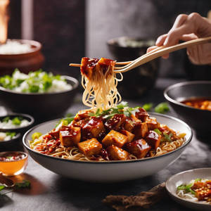 Chilli Paneer + Hakka Noodles