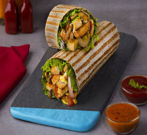 Mushroom & Paneer Wrap