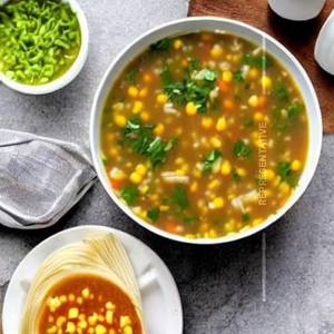 Veg Onion Corn Soup