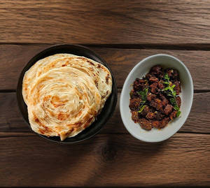 Half Beef Fry + 2 Porotta
