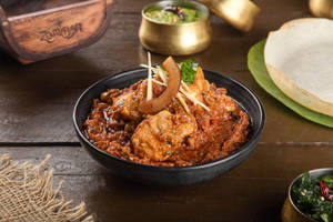 Ghee Roast Chicken Curry + 2 Malabar Parotta/2 Appam