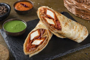 Malabar Parotta Paneer 65 Roll