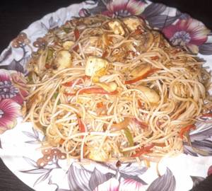 Special Veg Paneer Mushroom Chowmein     