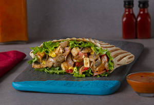 Mushroom & Paneer Pita