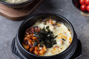 Octopus Cheese And Spicy Homemade Gochujang Sauce