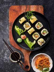 Asparagus Tempura Roll