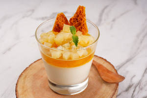 Coconut Pineapple Panna Cotta