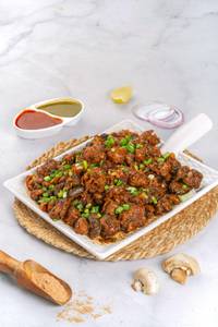 Mushroom Manchurian Dry