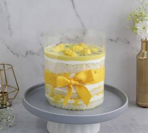 Rasmalai Pull Me Up Cake (Eggless)