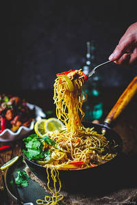Veg Pan Tossed Noodles