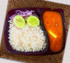 Dal Chawal With Butter Tadka