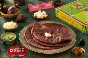 Beetroot Paneer Paratha