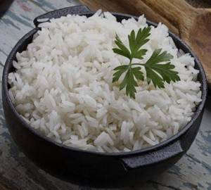 Steamed rice
