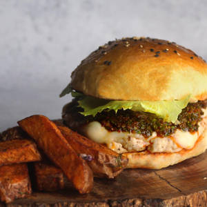 Asado-style Burger - Chicken