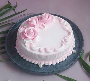 Pink Floral Dutch Truffle Cake