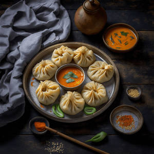 Mix Veg Steam Momo (6 Pc)