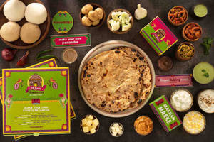 Make Your Own Tandoori Parantha [veg]