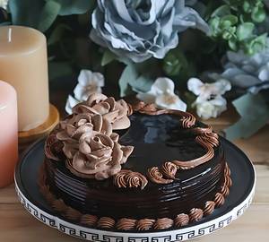 Chocolate Dutch Truffle Birthday Cake