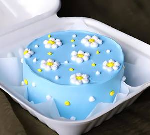Blueberry Bento Cake