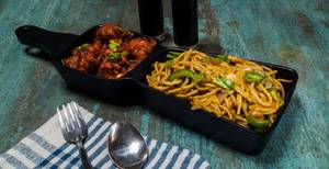 Veg Manchurian Noodles