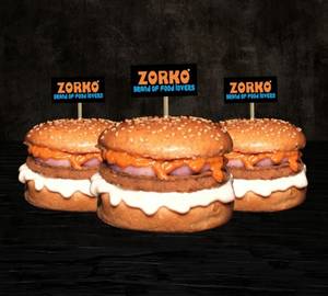 Veg Classic Burger Combo [Jumbo 3 Pieces]