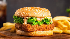 Paneer Zinger Burger