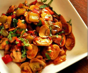 Chilly Garlic Mushroom
