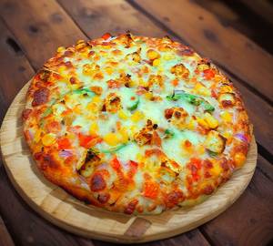 Single Cheese Kadhai Paneer Pizza [Regular]